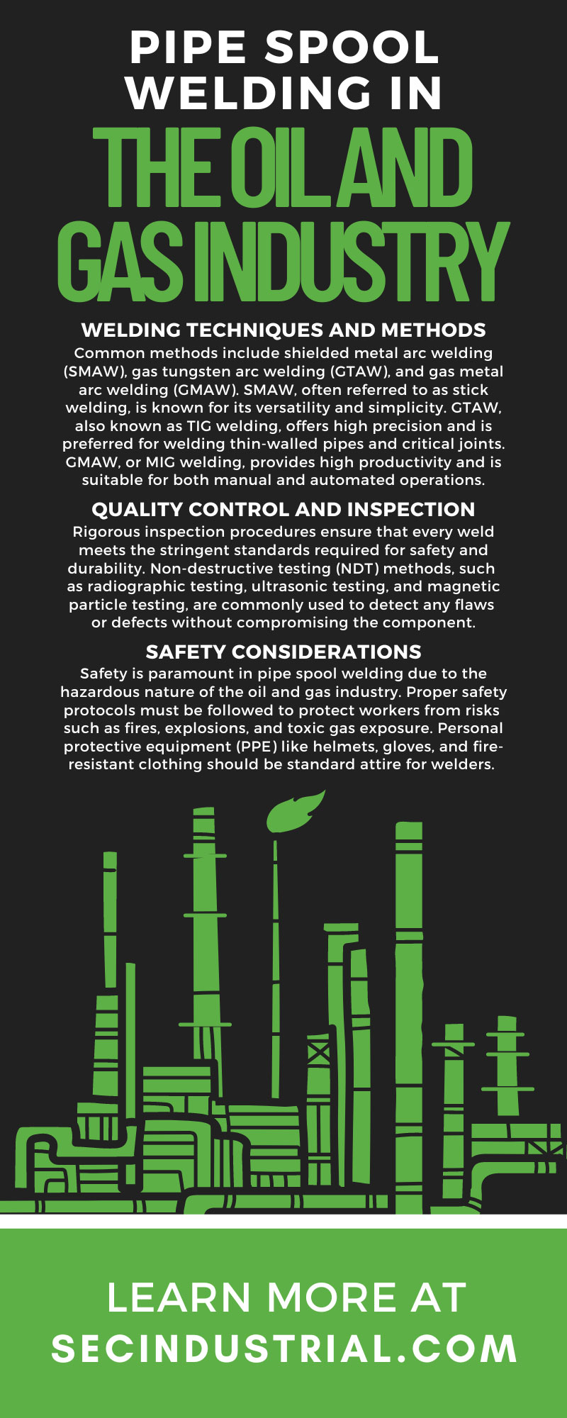 Pipe Spool Welding in the Oil and Gas Industry